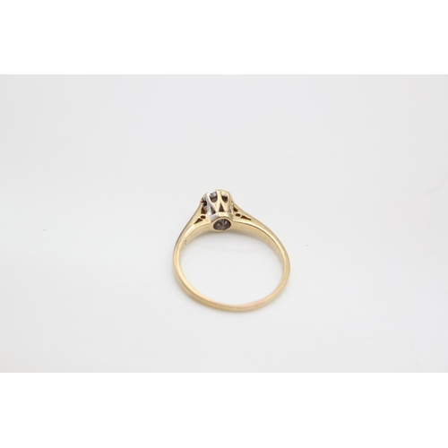 79 - A hallmarked London 9ct gold diamond solitaire engagement ring, size L - approx. gross weight 1.7 gr... 