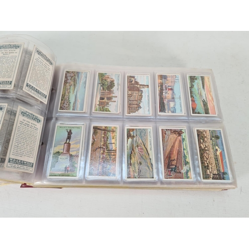 614 - A large collection of vintage Wills's cigarette cards to include Household Hints, Lucky Charms, Rail... 