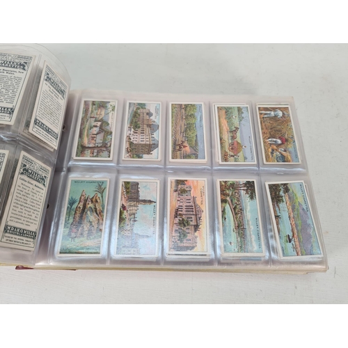 614 - A large collection of vintage Wills's cigarette cards to include Household Hints, Lucky Charms, Rail... 