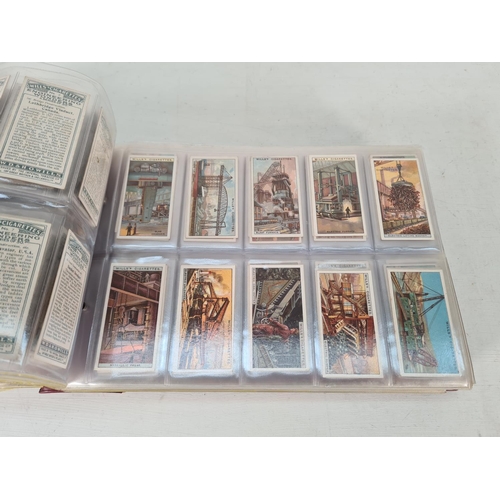 614 - A large collection of vintage Wills's cigarette cards to include Household Hints, Lucky Charms, Rail... 