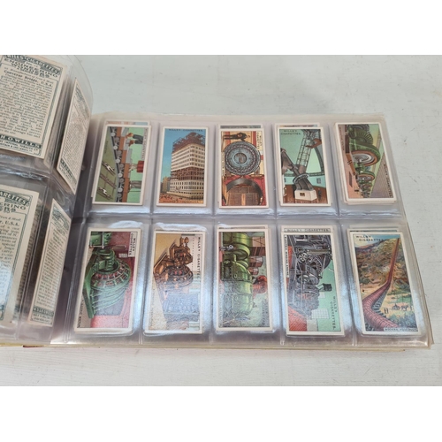 614 - A large collection of vintage Wills's cigarette cards to include Household Hints, Lucky Charms, Rail... 