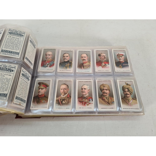 614 - A large collection of vintage Wills's cigarette cards to include Household Hints, Lucky Charms, Rail... 