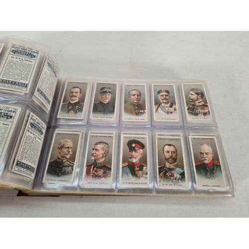 614 - A large collection of vintage Wills's cigarette cards to include Household Hints, Lucky Charms, Rail... 