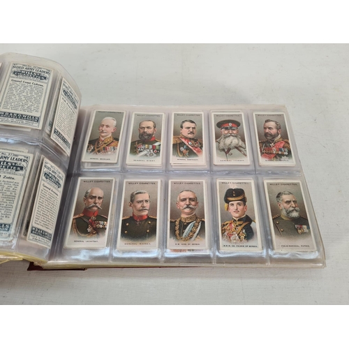 614 - A large collection of vintage Wills's cigarette cards to include Household Hints, Lucky Charms, Rail... 