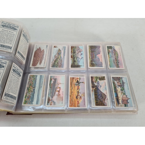 614 - A large collection of vintage Wills's cigarette cards to include Household Hints, Lucky Charms, Rail... 