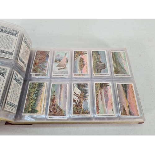 614 - A large collection of vintage Wills's cigarette cards to include Household Hints, Lucky Charms, Rail... 