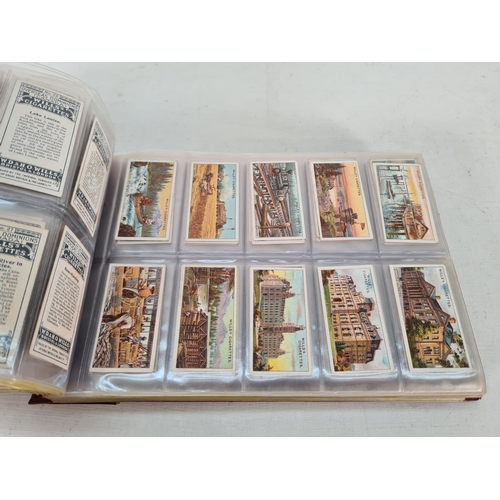 614 - A large collection of vintage Wills's cigarette cards to include Household Hints, Lucky Charms, Rail... 