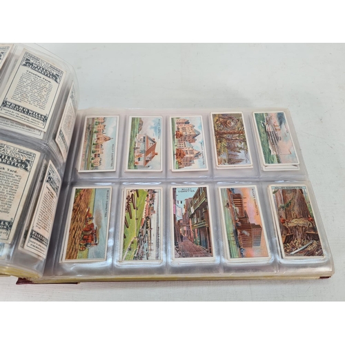 614 - A large collection of vintage Wills's cigarette cards to include Household Hints, Lucky Charms, Rail... 