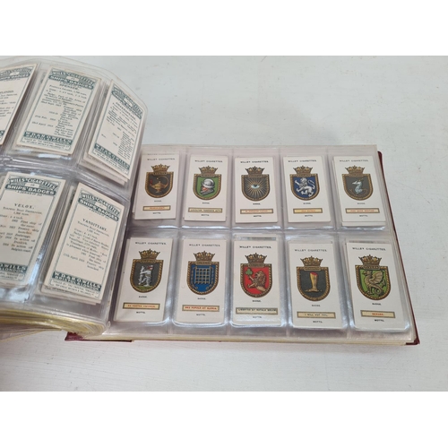 614 - A large collection of vintage Wills's cigarette cards to include Household Hints, Lucky Charms, Rail... 