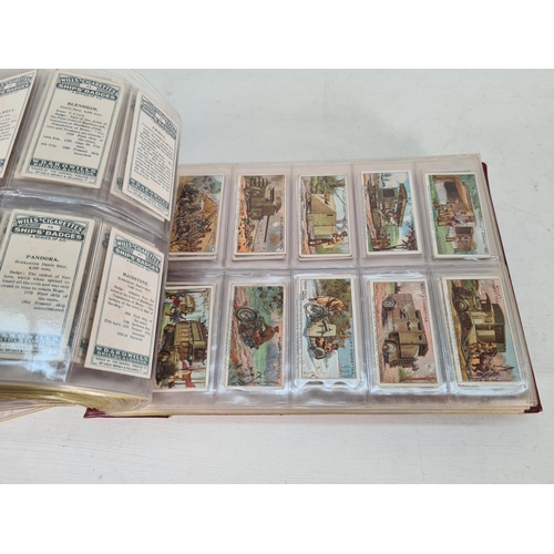 614 - A large collection of vintage Wills's cigarette cards to include Household Hints, Lucky Charms, Rail... 