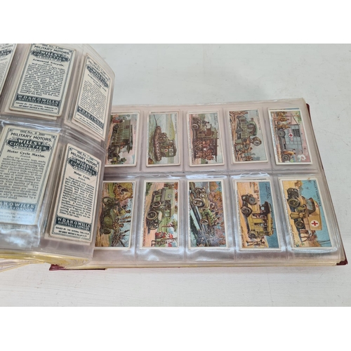 614 - A large collection of vintage Wills's cigarette cards to include Household Hints, Lucky Charms, Rail... 