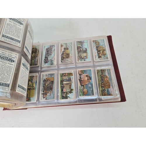 614 - A large collection of vintage Wills's cigarette cards to include Household Hints, Lucky Charms, Rail... 