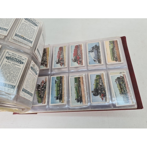 614 - A large collection of vintage Wills's cigarette cards to include Household Hints, Lucky Charms, Rail... 