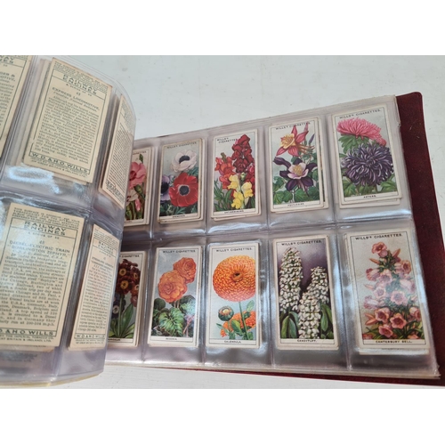 614 - A large collection of vintage Wills's cigarette cards to include Household Hints, Lucky Charms, Rail... 