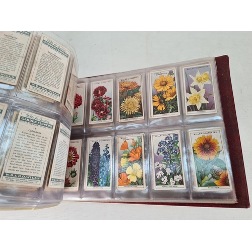 614 - A large collection of vintage Wills's cigarette cards to include Household Hints, Lucky Charms, Rail... 