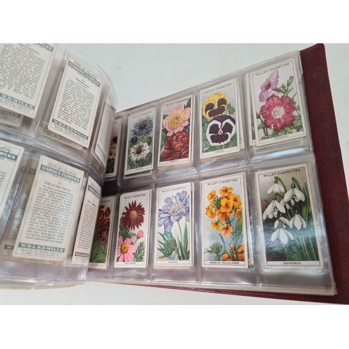 614 - A large collection of vintage Wills's cigarette cards to include Household Hints, Lucky Charms, Rail... 