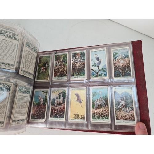 614 - A large collection of vintage Wills's cigarette cards to include Household Hints, Lucky Charms, Rail... 