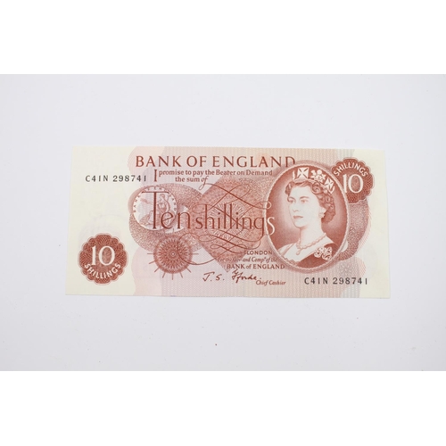 322 - Ten Bank of England Ten Shilling bank notes