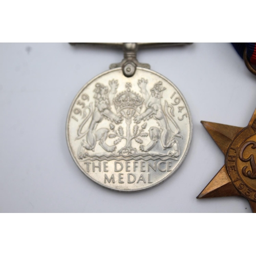 350 - Four G.VI/WWII medals to include Special Constabulary medal presented to Thomas Mackrill