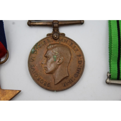 350 - Four G.VI/WWII medals to include Special Constabulary medal presented to Thomas Mackrill