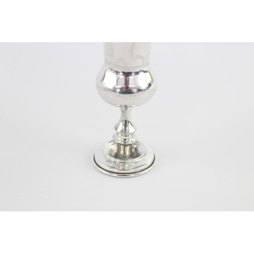 400 - A George V hallmarked Birmingham silver drinking cup/chalice, dated 1912 - approx. gross weight 38 g... 