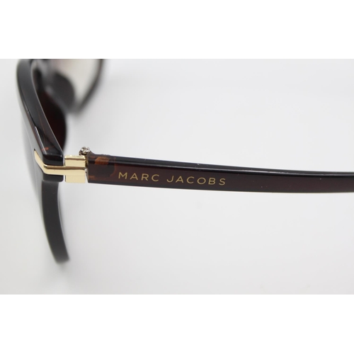 442 - A pair of Marc Jacobs deep burgundy oversize sunglasses