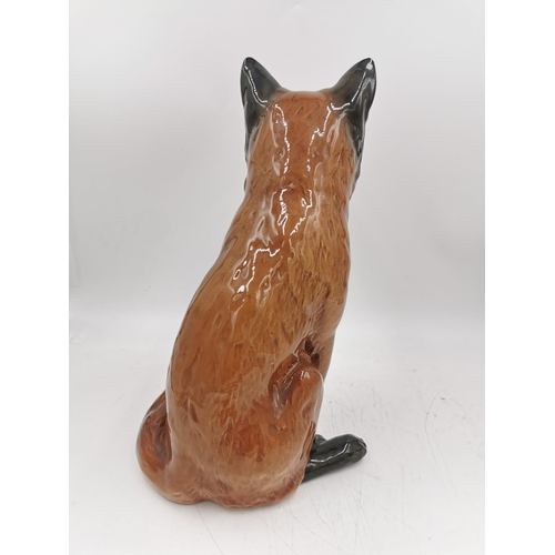 456 - A Beswick Fox fireside figurine, model no. 2348 - approx. 31cm high