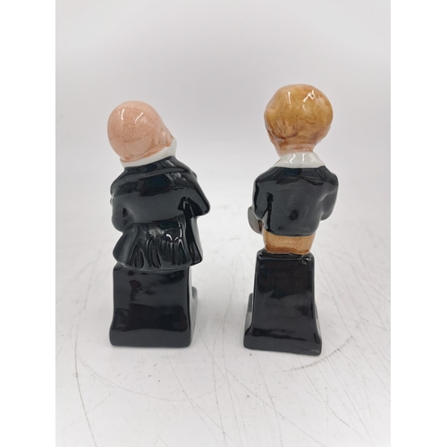 472 - Two Royal Doulton Charles Dickens figurines, Micawber and David Copperfield