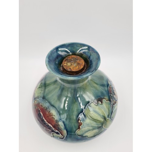 468 - An early 20th century Moorcroft Pottery vase in the Claremont design made for Liberty & Co, Rd No. 4... 