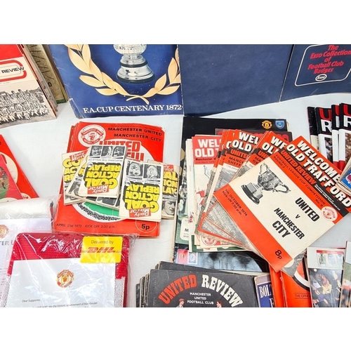 611 - A large collection of football memorabilia to include the Esso Collection Of Football Club Badges, 1... 