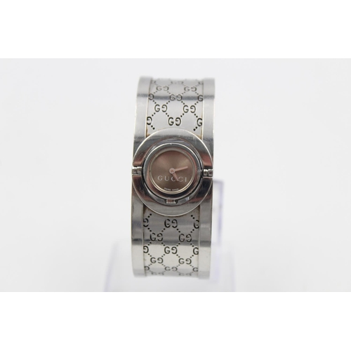 141 - A Gucci Monogram quartz ladies wristwatch