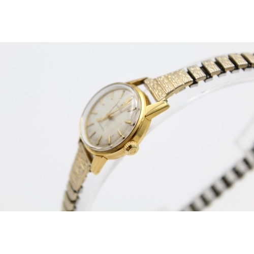 149 - A vintage Omega Ladymatic gold tone hand wind ladies wristwatch