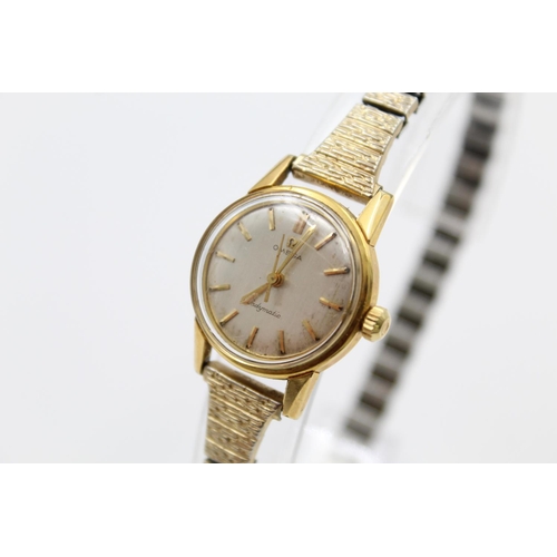 149 - A vintage Omega Ladymatic gold tone hand wind ladies wristwatch