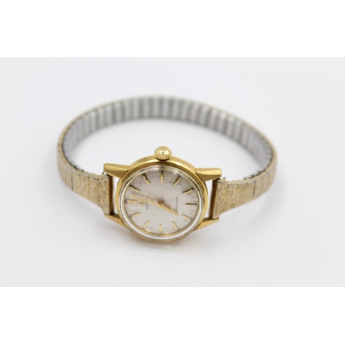 149 - A vintage Omega Ladymatic gold tone hand wind ladies wristwatch