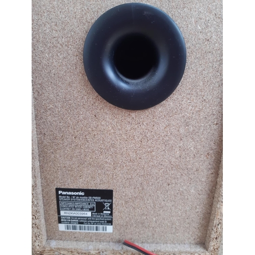 A Panasonic SA-PM500DB stereo micro system comprising iPod dock