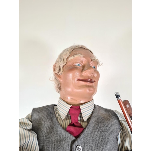 510 - A mid 20th century J.H Animations automatic advertising figurine - approx. 81cm high