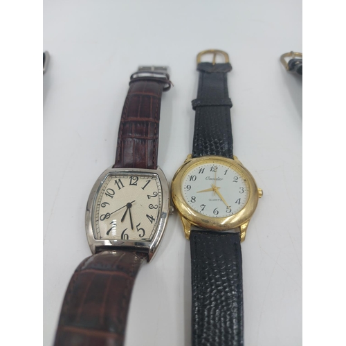 135A - Seven mens wristwatches and one ladies wristwatch to include two Sekondas, Ben Sherman, Sutus, Accur... 