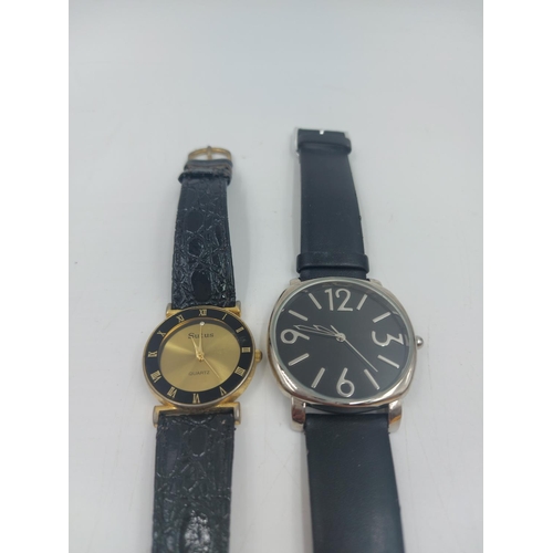 135A - Seven mens wristwatches and one ladies wristwatch to include two Sekondas, Ben Sherman, Sutus, Accur... 