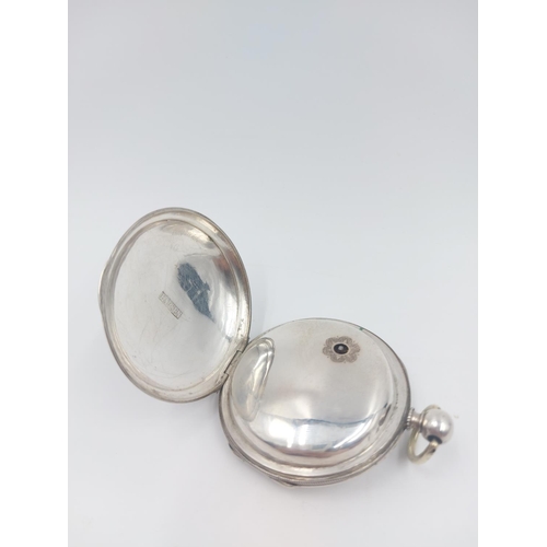 73 - A late 18th century Norton London white metal verge fusee pocket watch with white enamel face and in... 