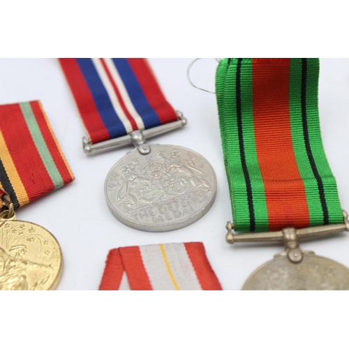 122 - Eight assorted military medals to include WWII British, Russian etc.