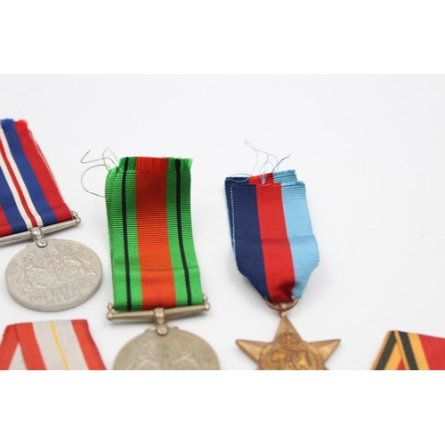 122 - Eight assorted military medals to include WWII British, Russian etc.