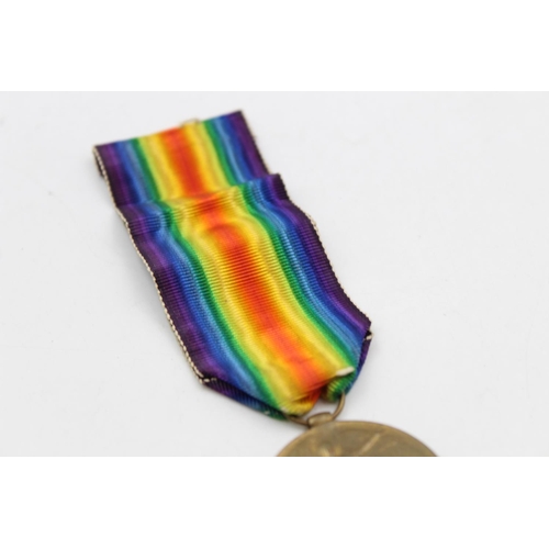 132 - A WWI medal pair with original ribbons awarded to 27783 A. Cpl. T. Oxton - Cheshire Regiment