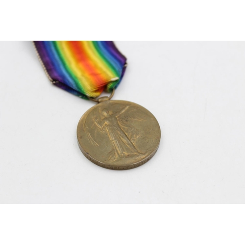 132 - A WWI medal pair with original ribbons awarded to 27783 A. Cpl. T. Oxton - Cheshire Regiment