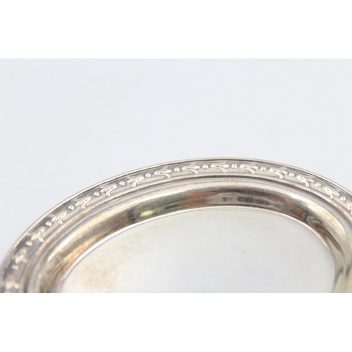 170 - A hallmarked Sheffield silver 9cm oval pin/trinket dish by R. Carr, dated 1995 - approx. gross weigh... 