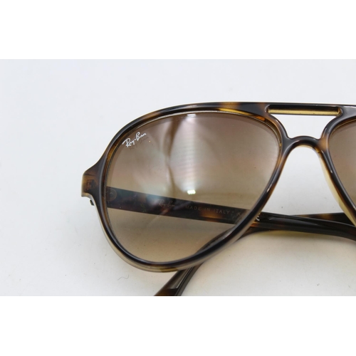 223 - A pair of classic Ray-Ban Aviator tortoiseshell effect sunglasses