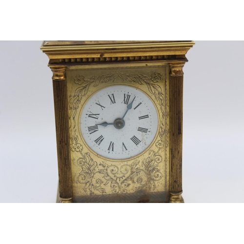 298 - A Charles Frodsham & Co Ltd. London brass repeating carriage clock in original box