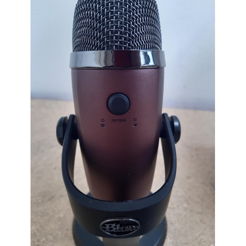 1123 - A boxed Logitech Blue Yeti Nano omnidirectional/cardioid switchable USB microphone