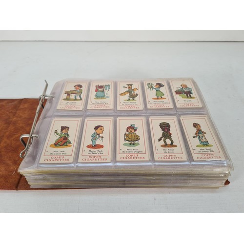 336A - A large collection of vintage cigarette cards to include Players, Gallaher, Sarony, Cope's etc.