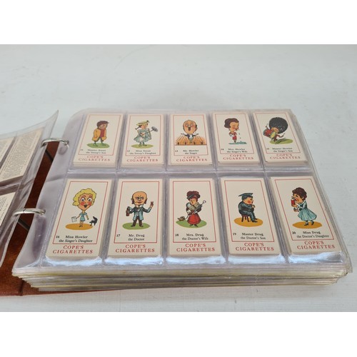 336A - A large collection of vintage cigarette cards to include Players, Gallaher, Sarony, Cope's etc.