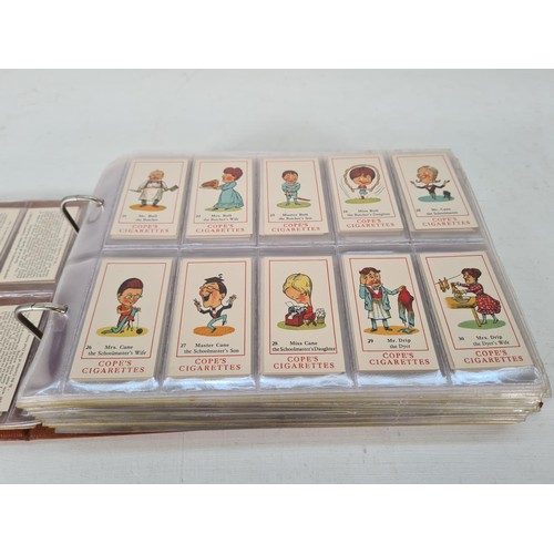 336A - A large collection of vintage cigarette cards to include Players, Gallaher, Sarony, Cope's etc.